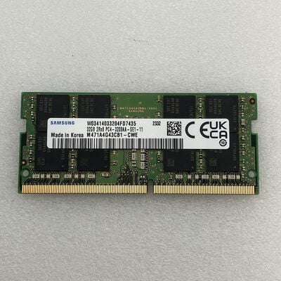 【新潟店】中古  DDR4 PC4-25600 32GB SODIMM ノート用 148255 