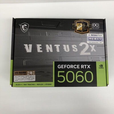 【徳島住吉店】中古  MSI GeForce RTX 5060 8G VENTUS 2X OC (GeForce RTX 5060 8GB) 5230000529 