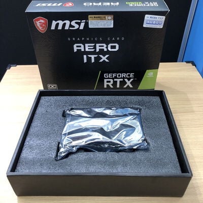 【甲府飯田店】中古  MSI GeForce RTX 2060 AERO ITX 6G OC(6GB PCI-E) 4720001914 