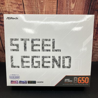 【富士青葉店】中古  ASRock B650 Steel Legend WiFi (B650 AM5 ATX) 168306 