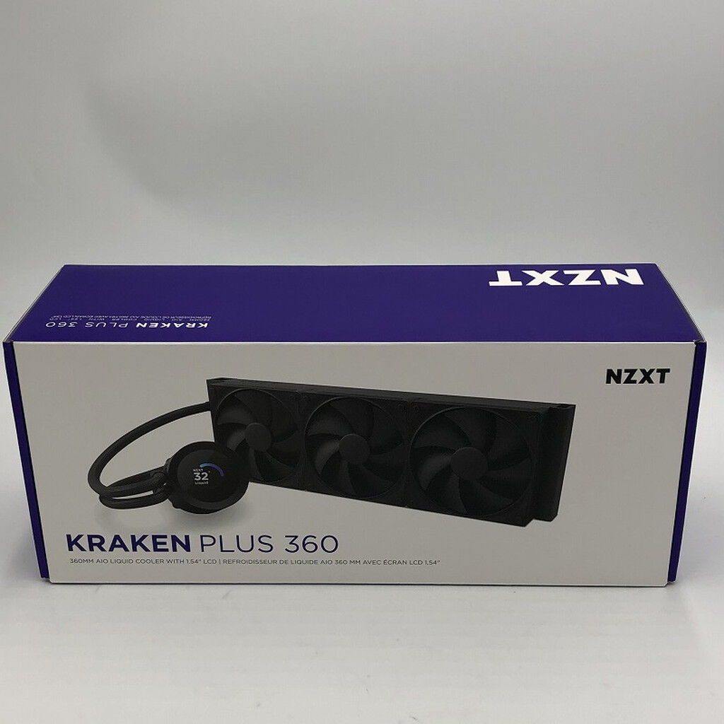 karaken。PCパーツセット 中古 NZXT RL-KN360-B2(KRAKEN PLUS 360 BK 水) 4580001858 （321111