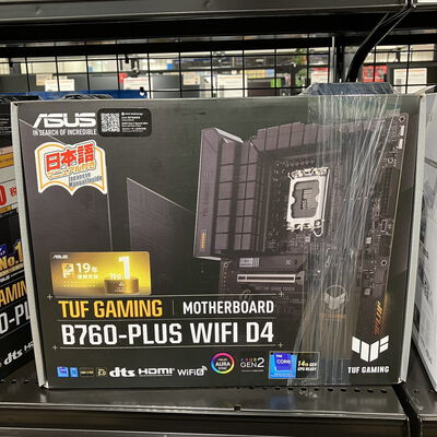 【宮崎恒久店】中古  ASUS TUF GAMING B760-PLUS WIFI D4 (B760 1700 ATX DDR4) 5160000370 