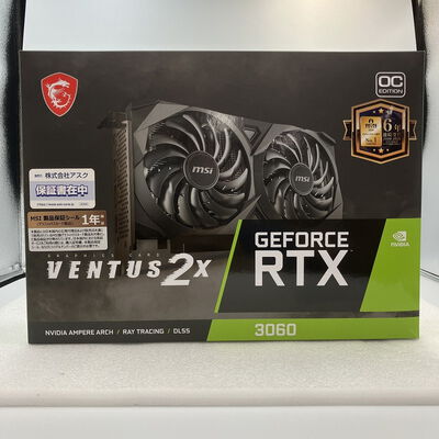 【新潟店】中古  MSI GeForce RTX 3060 VENTUS 2X 12G OC(12GB PCI-E) 3290006992 