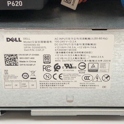 【甲府飯田店】中古  DELL optiplex 3060(i5 8500/16GB/QuadroP620/SSD256GB/HDD2TB/W11P) 4720002988 