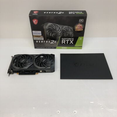 【徳島住吉店】中古  MSI GeForce RTX 3060 VENTUS 2X 12G OC (RTX3060 12GB) 144777 