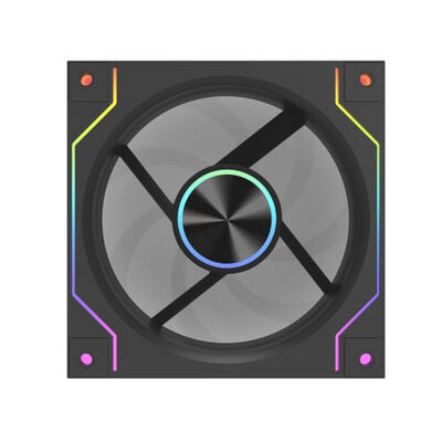 darkFlash  DM20 LINE DM20LINE-B-HQ1 (120mm ブラック ARGB) 