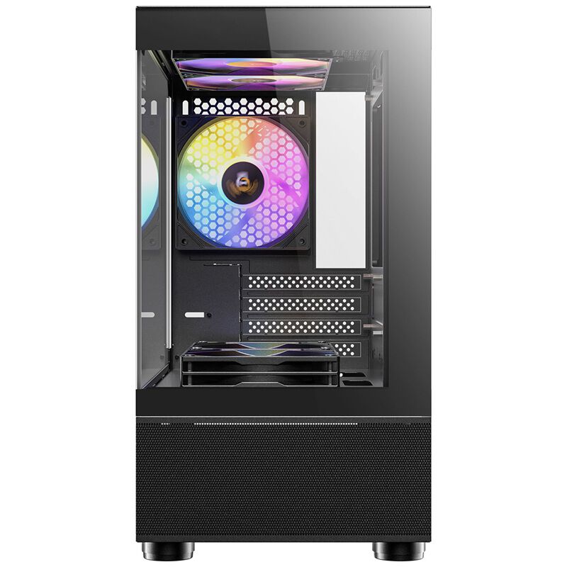 Antec CX200M RGB ELITE (MicroATX ガラス ブラック) ｜ パソコン通販