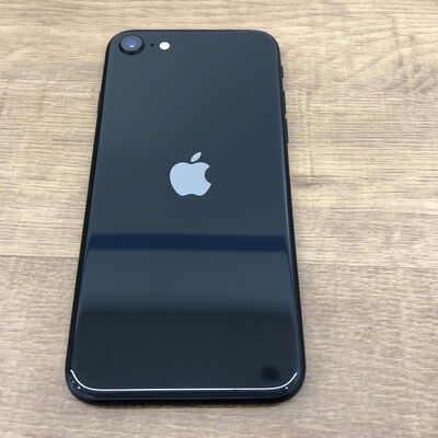 【宇都宮鶴田店】中古  【SIMロック解除済み】【SoftBank】Apple iPhoneSE 4.7インチ (第2世代/2020) 128GB (ブラック) MXD02J/A 155518 