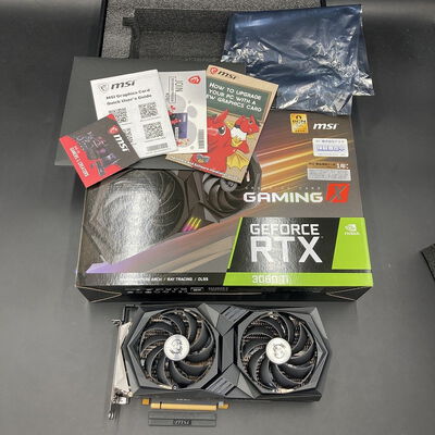 【熊本浜線店】中古  【LHR版】MSI GeForce RTX 3060 Ti GAMING X 8G LHR(RTX3060Ti 8G) 5370000436 