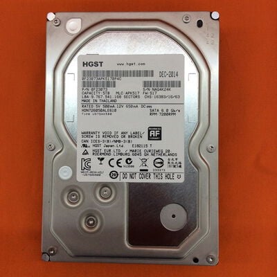 【なんば店】中古  HGST HDN726050ALE610 5TB（3.5インチ HDD 5TB SATA） 3480034510 