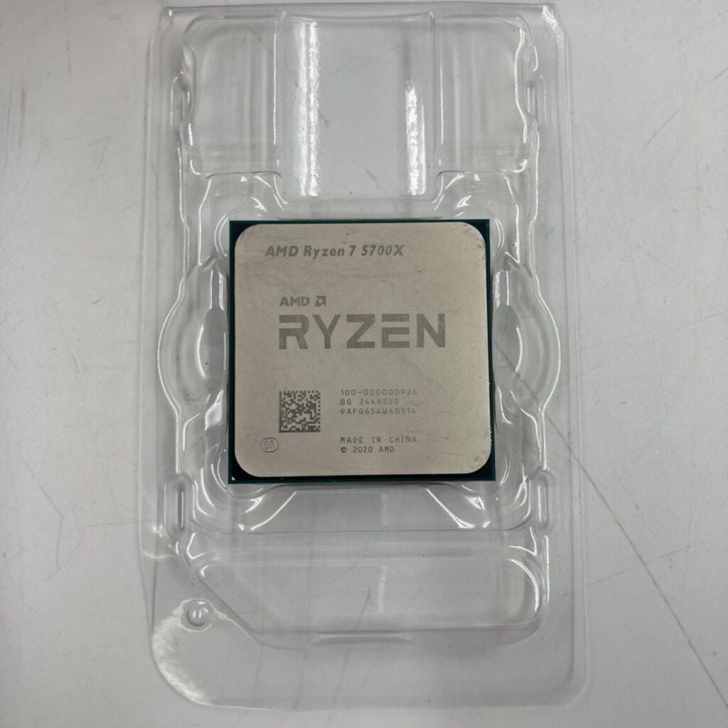 中古 AMD Ryzen 7 5700X (AM4/3.4GHz/36M/C8/T16/65W) 150182 （382477