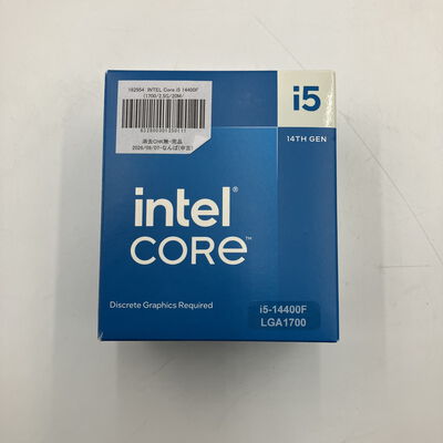 【なんば店】中古  INTEL Core i5 14400F (1700/2.5G/20M/C10/T16) 162954 