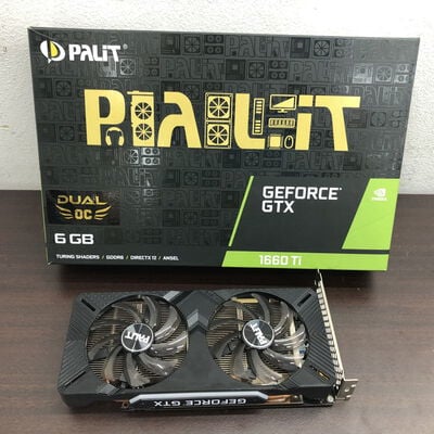 【福山ココローズ店】中古  Palit NE6166T018J9-1160C(GTX1660Ti Dual 6G) 192413 