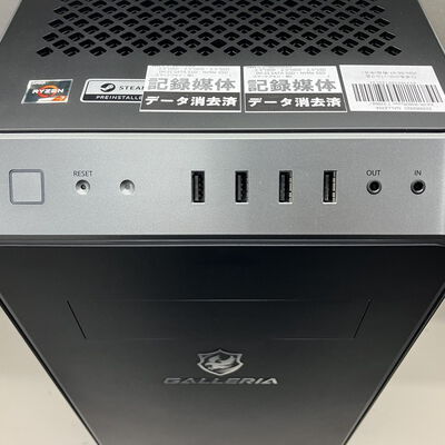 【町田店】中古  GALLERIA XA7R-R36(Ryzen 7 3700X/16GB/SSD1TB/HDD1TB/RTX3060/W11H) 3330002923 