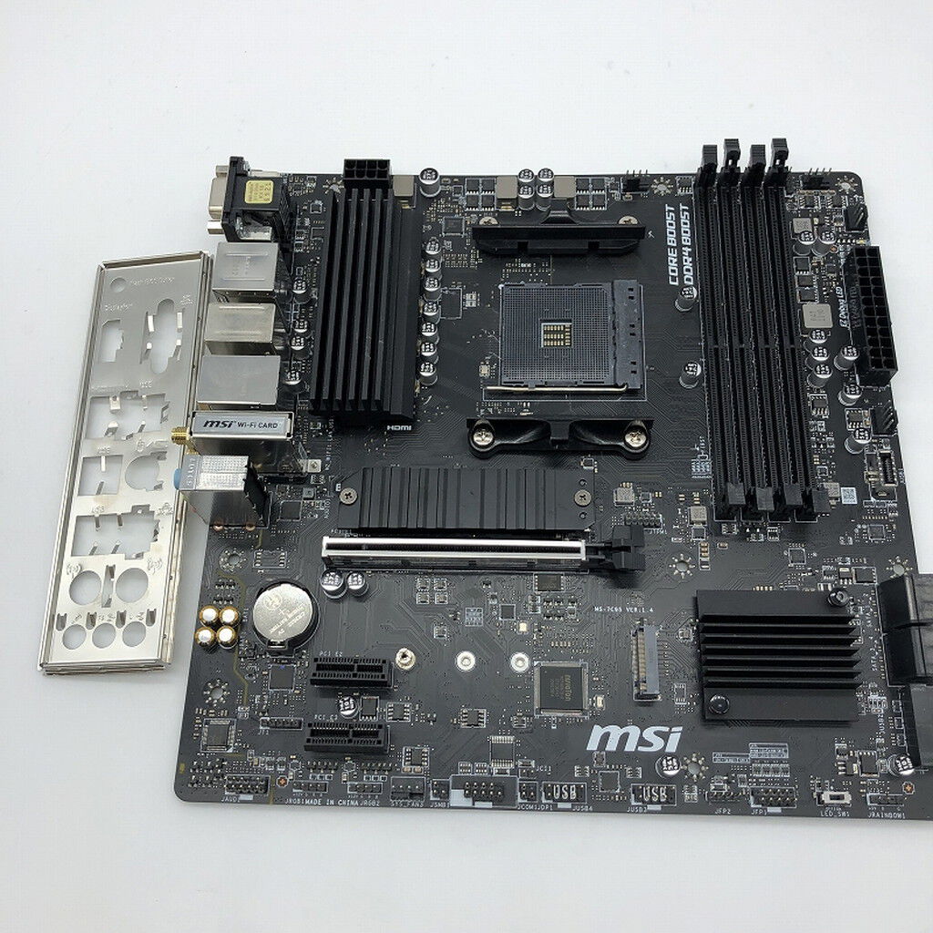 中古 MSI B550M PRO-VDH WIFI (B550 AM4 mATX DDR4) 142922 （342054
