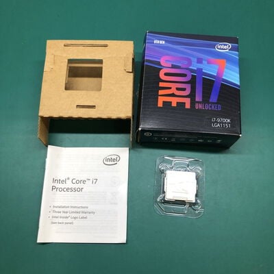 【津ラッツ店】中古  INTEL Core i7 9700K (1151/3.60GHz/12M/C8/T8) 138481