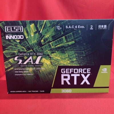 【千葉店】中古  ELSA GD3060-12GERSH　（RTX3060 12GB PCI-E) 3250005707 