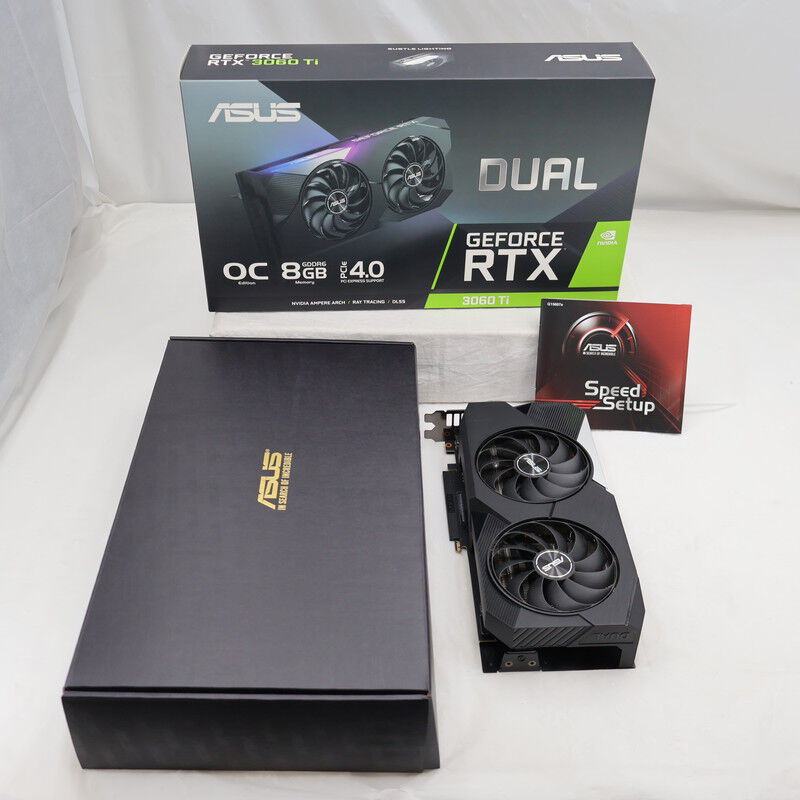 中古 ASUS DUAL-RTX3060TI-O8G (RTX3060Ti 8GB) 144185 （380371