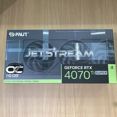 【甲府飯田店】中古  Palit NED47TSS19T2-1043J JetStream OC (RTX4070Ti SUPER 16GB) 164254 
