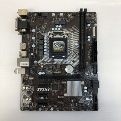 【徳島住吉店】中古  MSI H110M-S03(H110 1151 mATX DDR4) 5230000642 