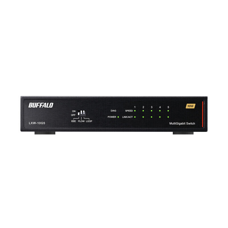 未使用品　BUFFALO　5ポート　10G対応スイッチングハブ　LXW-10G5 LXW-10G5__0104.jpg