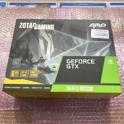 【宮崎恒久店】中古  ZOTAC GAMING GeForce GTX 1660 SUPER AMP ZT-T16620D-10M（GTX1660SUPER 6GB） 3480039310 