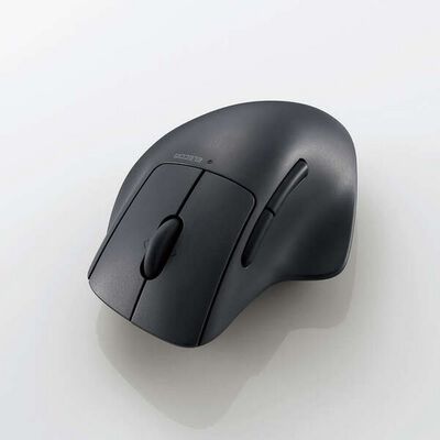 エレコム  M-SH30DBSKBK (無線抗菌静音マウス&ldquo;SHELLPHA&rdquo;チルト機能付き7ボタン ブラック) 