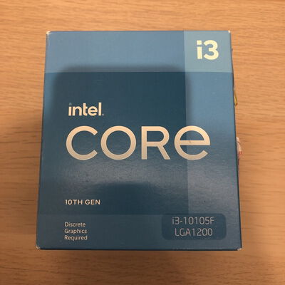 【宇都宮鶴田店】中古  INTEL Core i3 10105F (1200/3.7G/6M/C4/T8) 145173 