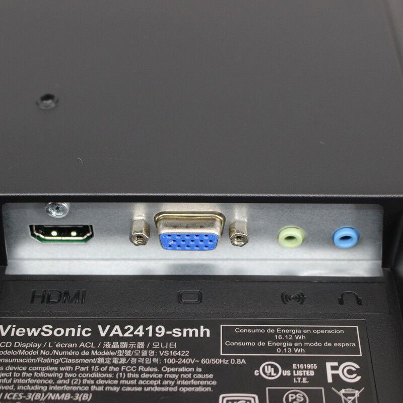 中古 ViewSonic VA2419-SMH-7 [23.8インチ] フルHD（1920x1080