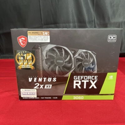 【静岡東瀬名店】中古  MSI GeForce RTX 3060 VENTUS 2X XS 12G OC （RTX3060 12GB） 3480039190 