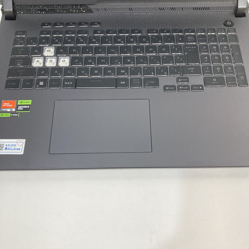 中古 ASUS ROG Strix G17 G713P (Ryzen 9 7940HX/32GB/SSD1TB/RTX4070