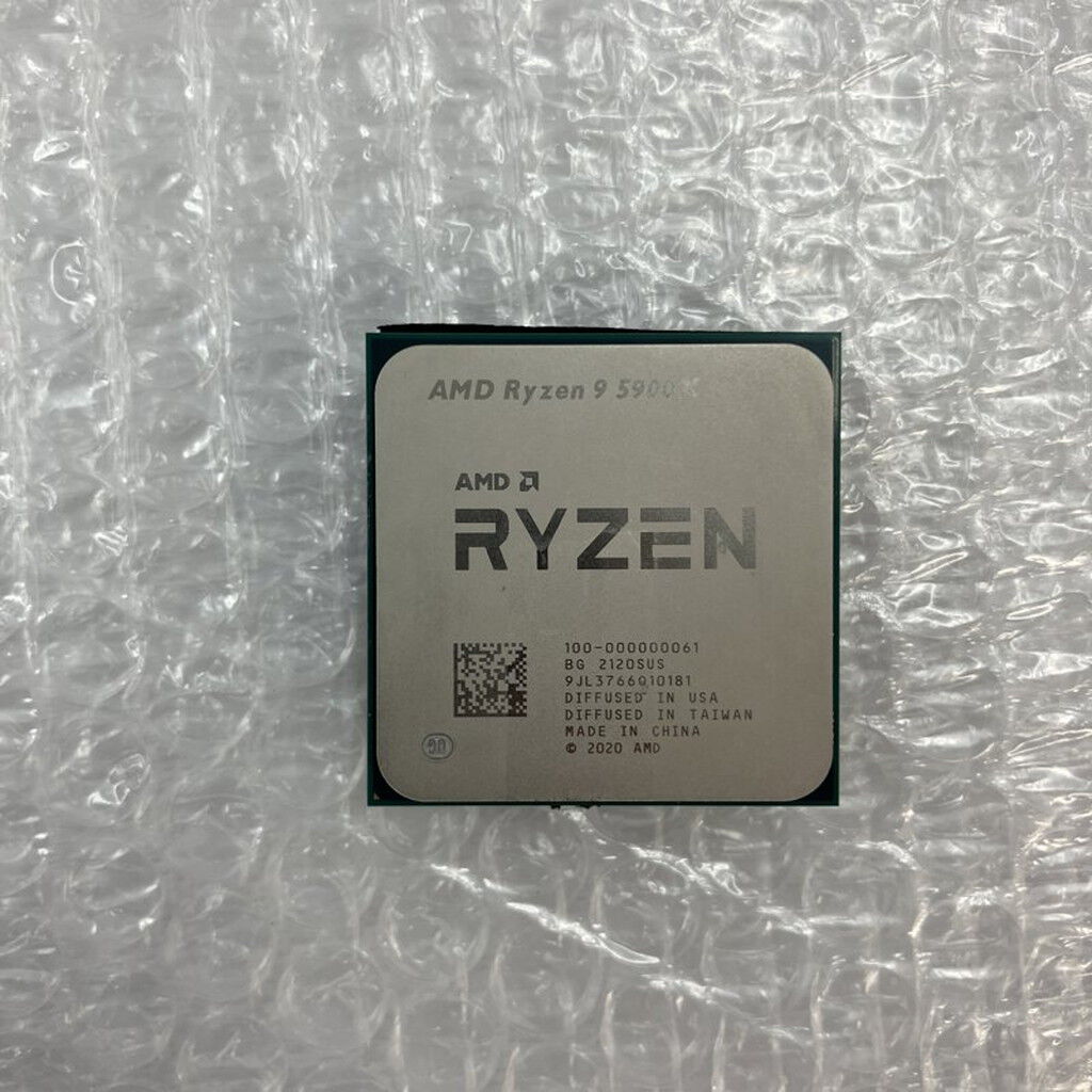 中古 AMD Ryzen 9 5900X (AM4/3.7/70M/C12/T24/105W) 143914 （400507