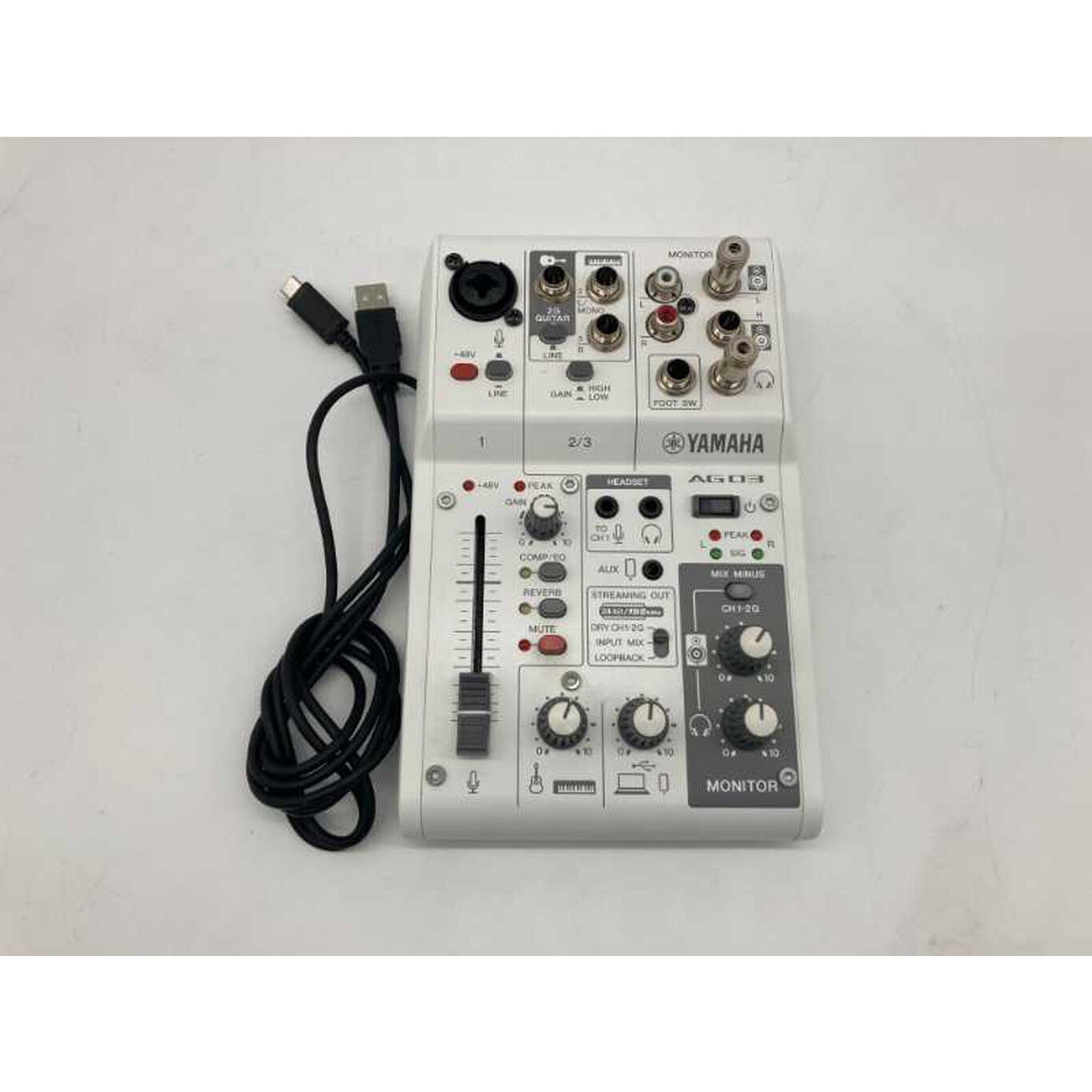 YAMAHA AG03MK2 ホワイト　箱、付属品無し Amazon | YAMAHA AG03MK2 Mezclador de transmisión en vivo de