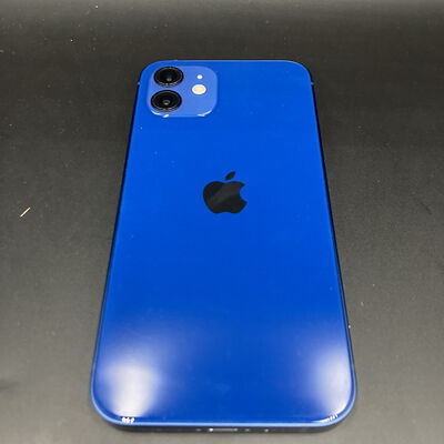 【熊本浜線店】中古  【SIMロック解除済み】【docomo】Apple iPhone12 6.1インチ 128GB (ブルー) MGHX3J/A 155530 