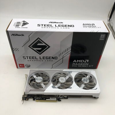 【大分店】中古  ASRock RX9060XT SL 8GO(RX9060XT Steel Legend 8G) 179886 