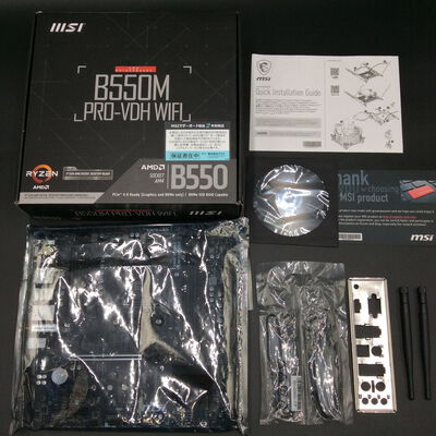 【秋葉原本店】中古  MSI B550M PRO-VDH WIFI (B550 AM4 mATX DDR4) 142922 