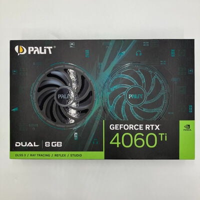 【鹿児島店】中古  Palit NE6406T019P1-1060D (RTX4060Ti Dual 8G) 175562【8/14価格改定!】 