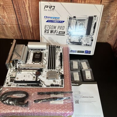 【富士青葉店】中古  ASRock B760M Pro RS WiFi White (B760 1700 mATX DDR5) 5070001386 