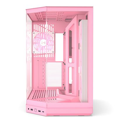 HYTE  Y50 RGB Strawberry Milk (E-ATX ガラスパネル ピンク) 