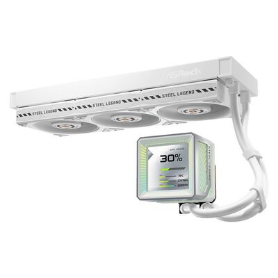 ASRock  Steel Legend 360 LCD (360mm ホワイト) 