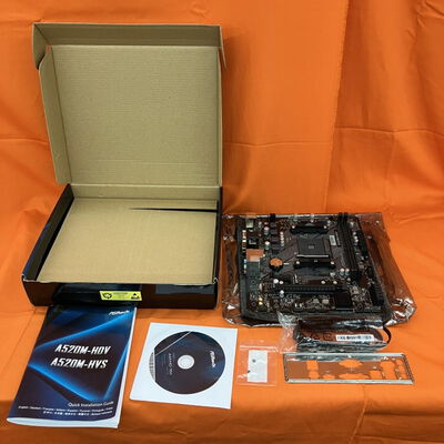 【なんば店】中古  ASRock A520M-HDV (A520 AM4 mATX DDR4) 143667 