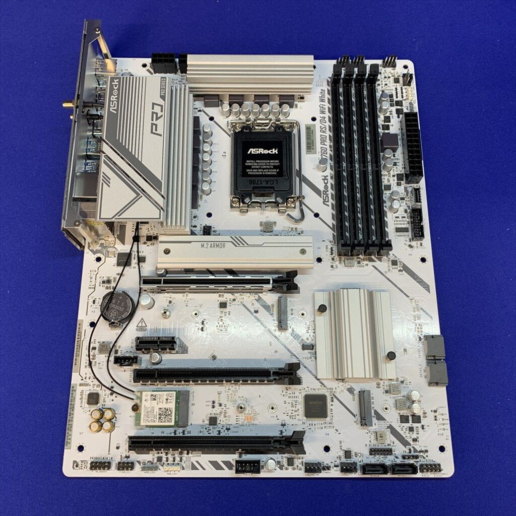 中古 ASRock B760 Pro RS/D4 WiFi White (B760 1700 ATX DDR4