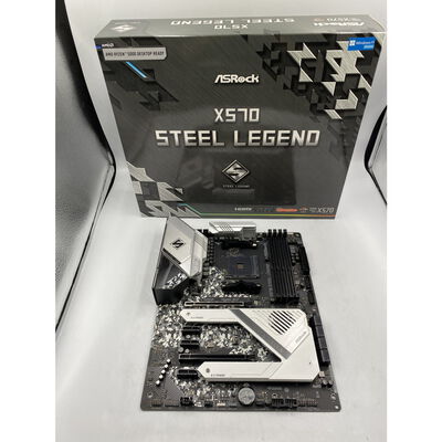 【座間相武台】中古  ASRock X570 Steel Legend (X570 AM4 ATX DDR4) 140058 