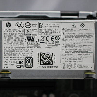 中古  HP ProDesk 400 G7 SFF(Intel Core i5 10500/16GB/SSD512GB/DVDマルチ/オンボード/W11H64 MAR) 177211 