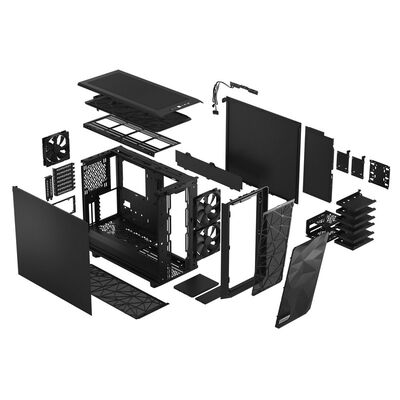 Fractal Design  Meshify 2 Black Solid FD-C-MES2A-01 (E-ATX ブラック) 