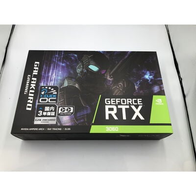 【水戸赤塚店】中古  玄人志向 GG-RTX3060-E12GB/OC/DF (RTX3060 12GB) 144779 