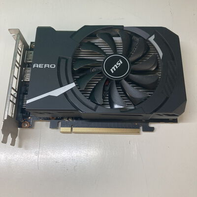 【大宮店】中古  MSI GeForce GTX 1650 AERO ITX 4G OC(GTX1650 4G GDR5) 139574 