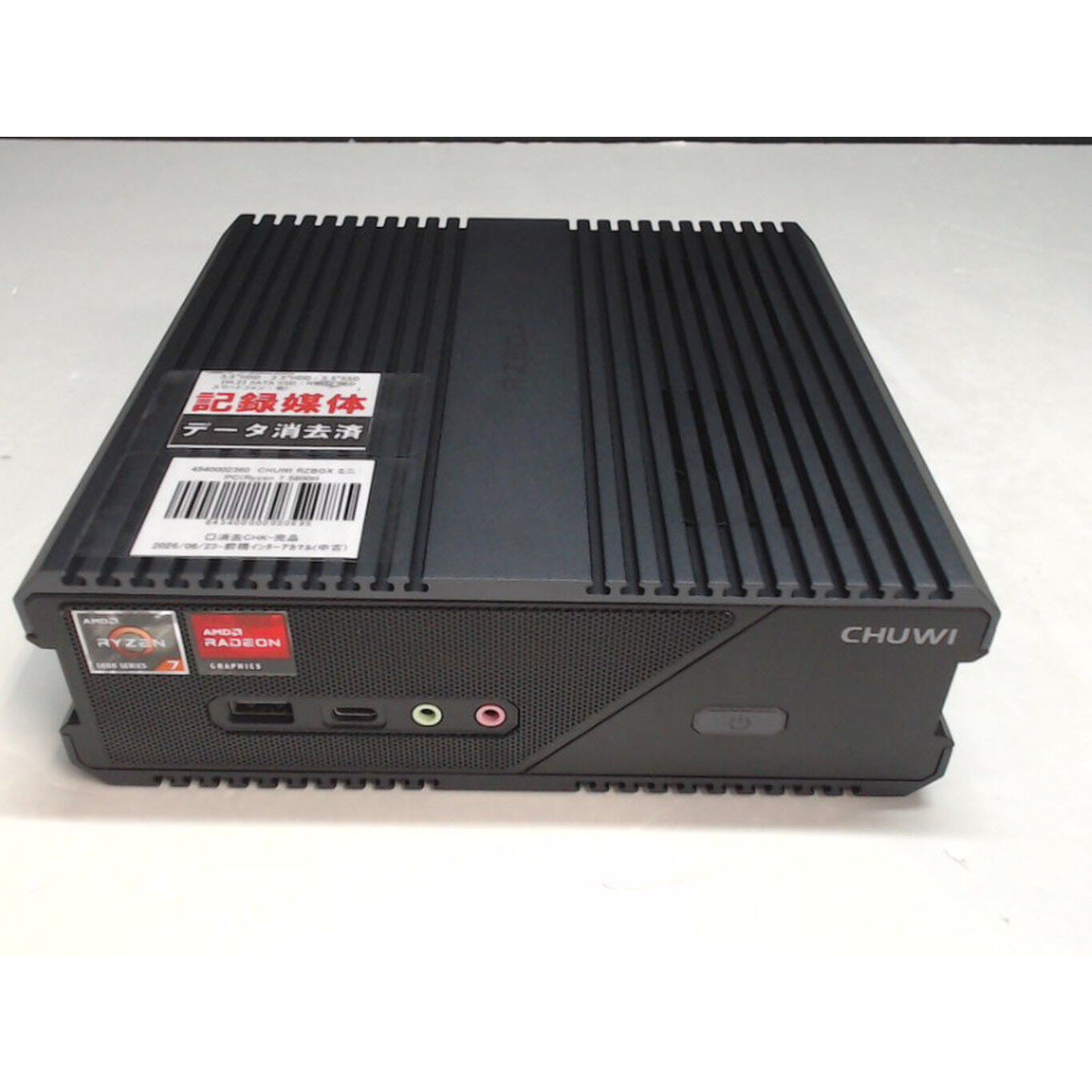 中古 CHUWI RZBOX ミニPC(Ryzen 7 5800H/16GB/SSD512GB/W11H