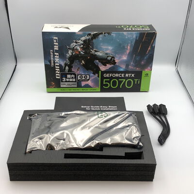 【甲府飯田店】中古  玄人志向 GG-RTX5070Ti-E16GB/OC/DF (RTX5070Ti 16GB) 188936 