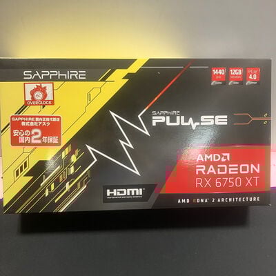 【大宮店】中古  SAPPHIRE PULSE Radeon RX 6750 XT GAMING OC 12GB GDDR6 1250006798 